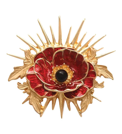 Courage Brooch Front
