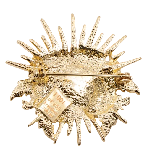 Courage Brooch Back