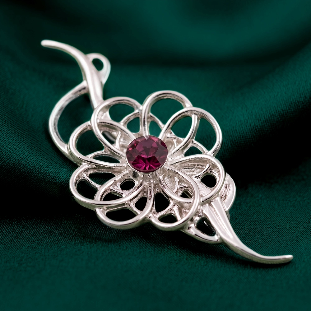 Devotion brooch detail