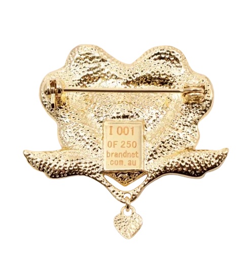 Love Brooch Back
